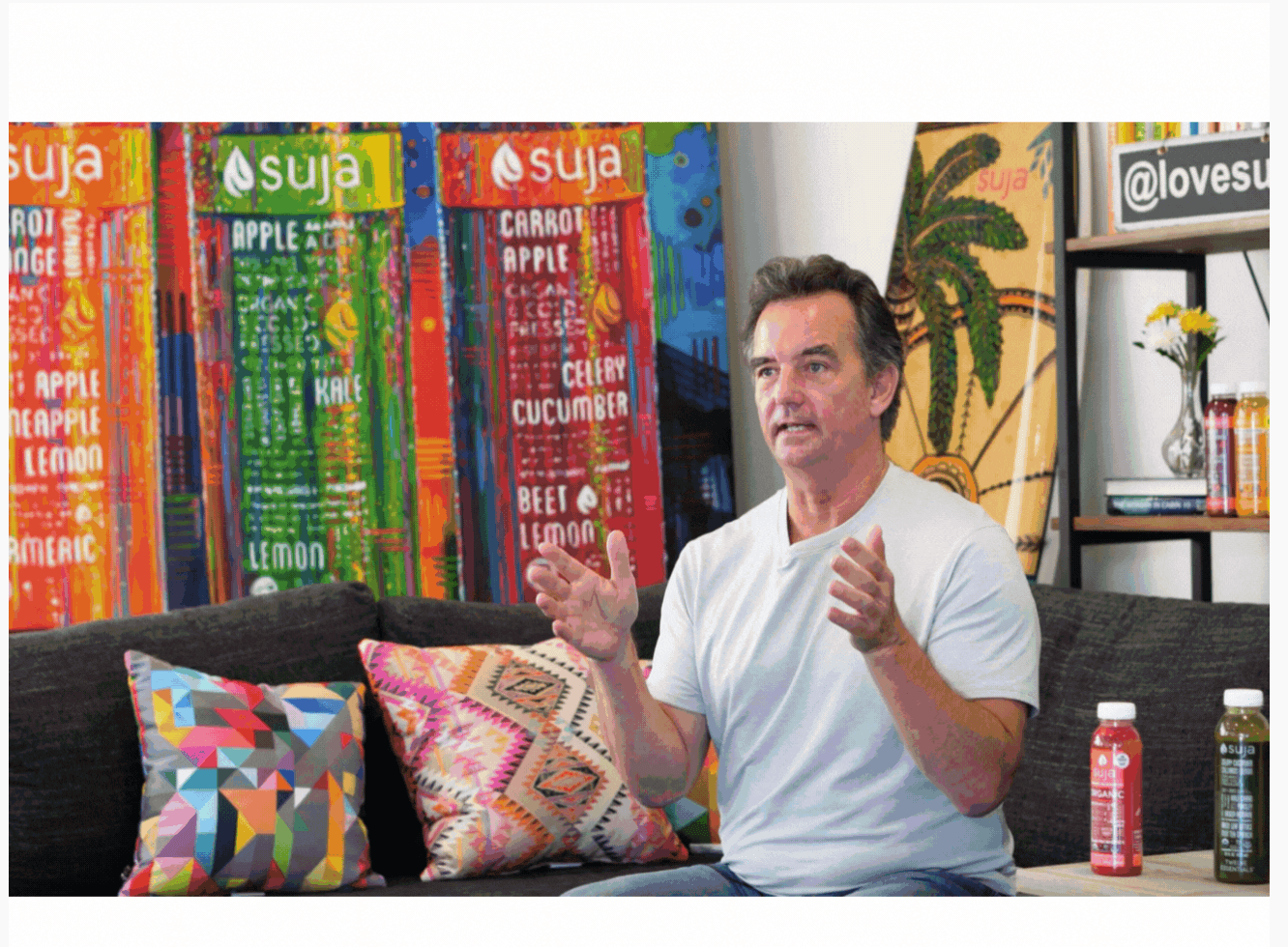 Jeff Church speaking about Suja Juice